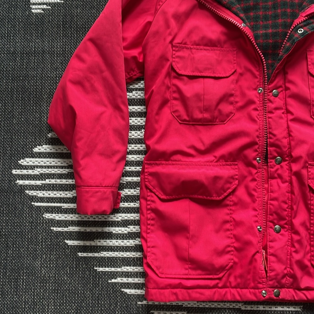 VINTAGE WOOLRICH - Cherry Red Parka/Coat - Picture 3 of 7